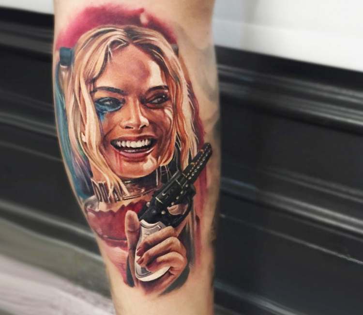 Haast je Kostbaar Wie Harley Quinn tattoo by Sergey Shanko | Post 24671