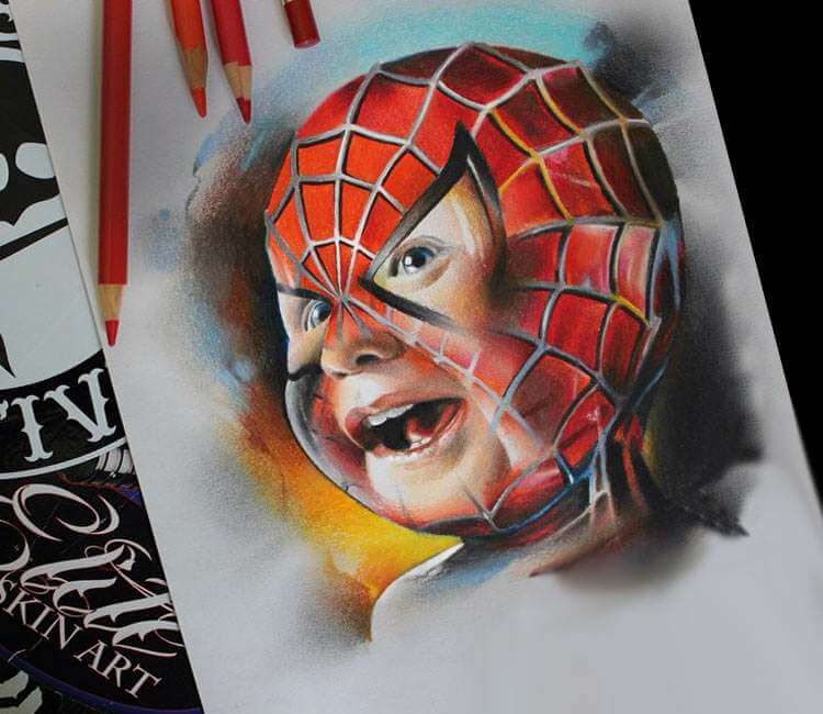 Spider-Man drawing art | realistic sketch of spider-Man 🕷 | spider-Man new  movie drawing - YouTube