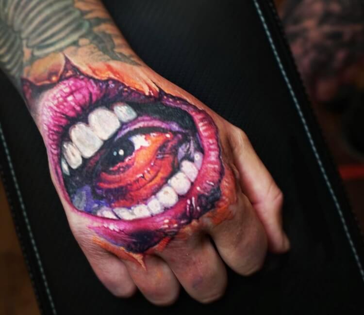 8 Twisted Traditional Mouth Tattoos  Tattoodo
