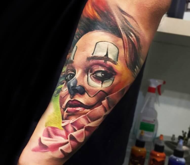 Clown Tattoos Meanings Designs Photos and Ideas  TatRing