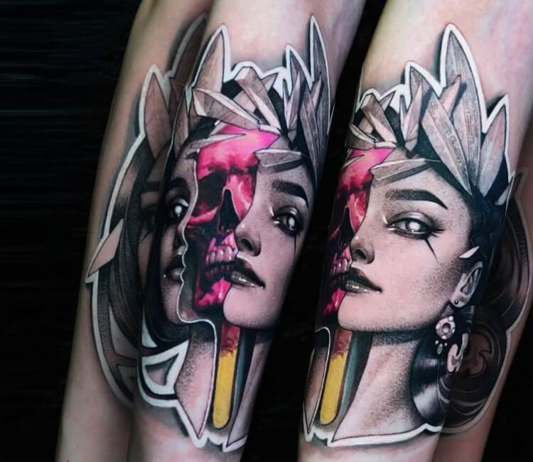 My top 10 Surrealistic Female Portrait Tattoos ideas  Zhimpa Moreno