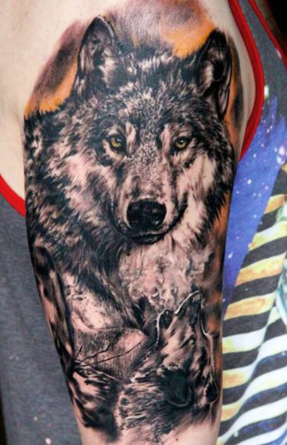 90 Wolf Tattoos  Wolf paw tattoos Wolf tattoos Dog tattoos
