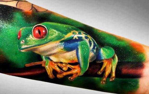 Australian green tree frog Tattoo Blue poison dart frog frog animals  vertebrate color png  PNGWing