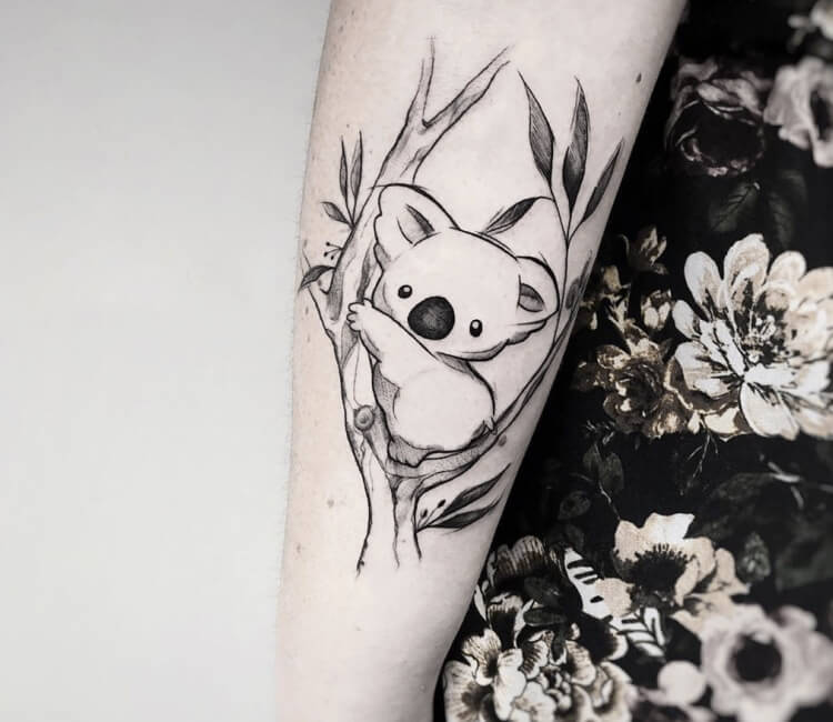 Koala tattoo by Simona Merlo | Post 29365