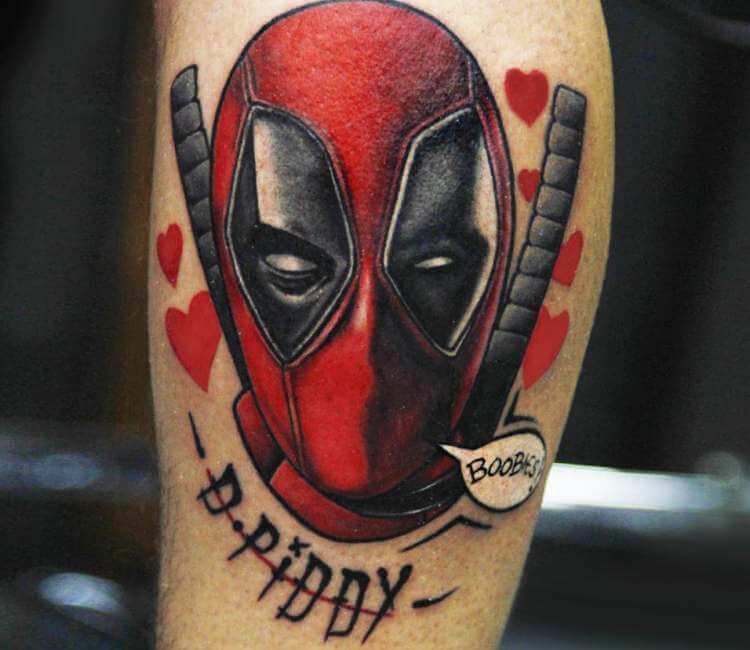 Deadpool tattoo by Slipy Tattoo | Post 23847