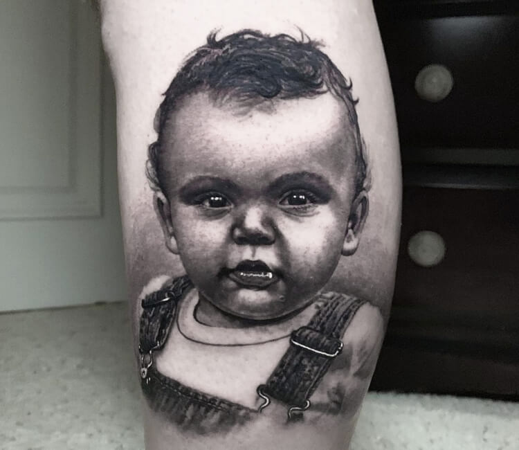 Children portrait tattoo by Steve Butcher | Post 29183