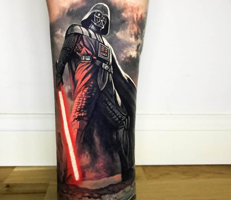 Bringing Darth Vader to life with 10 realistic tattoos