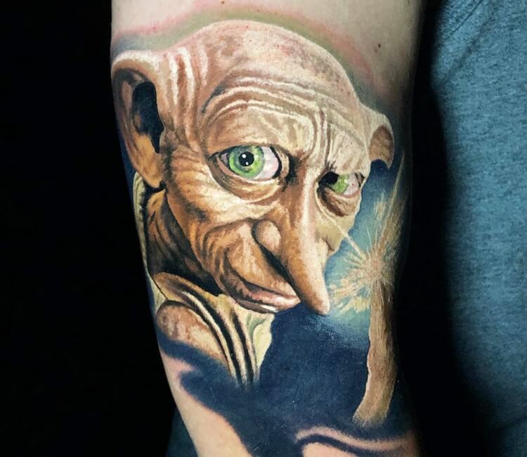 Dobby tattoo by Steve Butcher