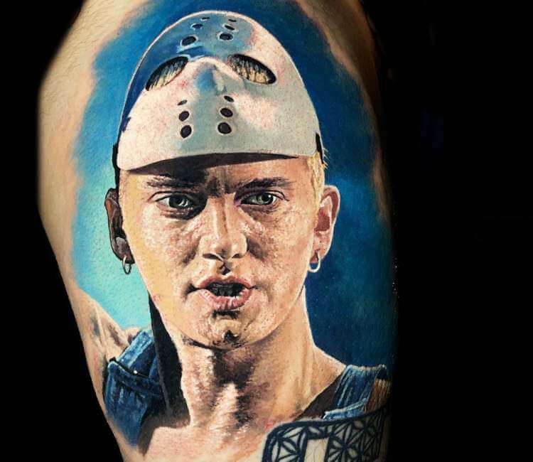 Eminem's tattoo by https://bad-meets-evil.deviantart.com on @DeviantArt | Eminem  tattoo, Evil tattoo, Tattoos