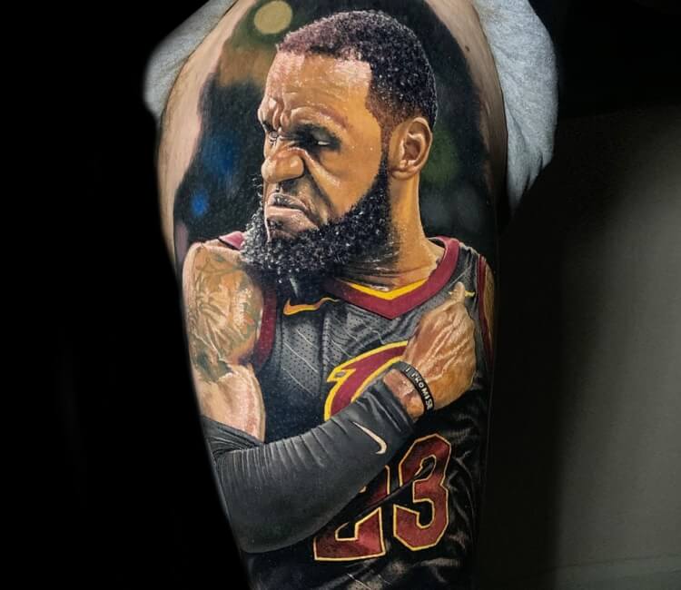 LeBron James tattoo by Steve Butcher | Post 28591