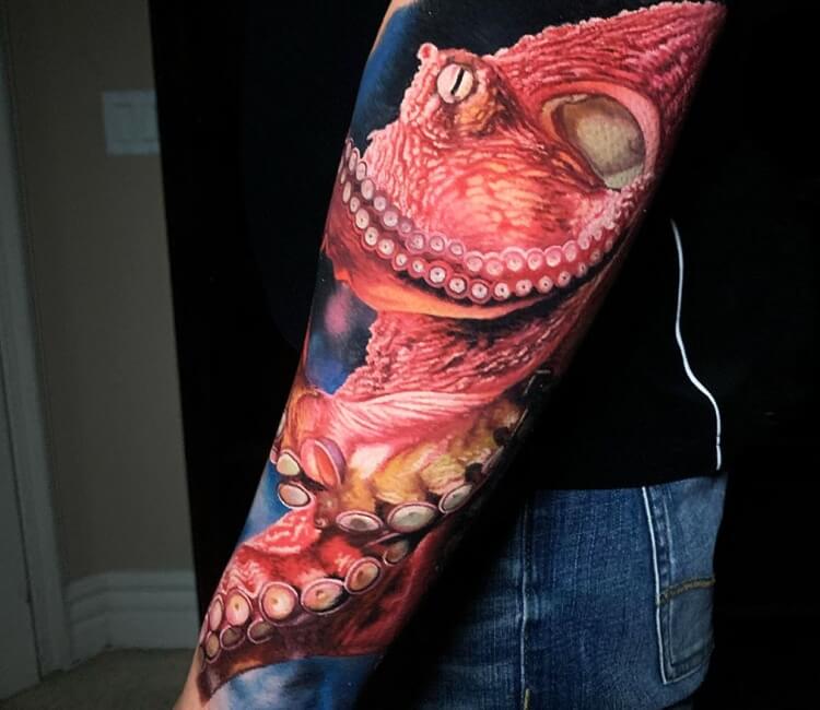 Octopus tattoo by Steve Butcher | Photo 29275