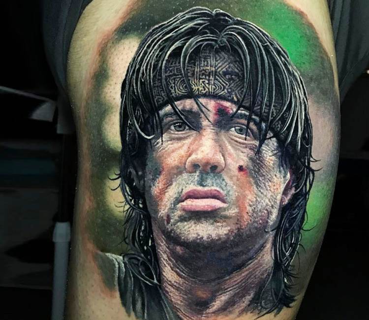 Rambo tattoo by Steve Butcher | Photo 18319