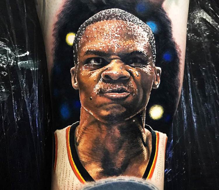 Russell Westbrook tattoo by Steve Butcher | Post 20369