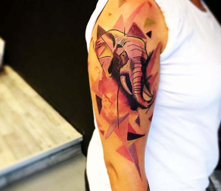 Elephant Tattoo With Flowers Images | Free Photos, PNG Stickers, Wallpapers  & Backgrounds - rawpixel