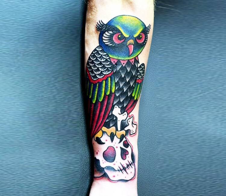 40 Neo Traditional Owl Tattoos For Men  YouTube