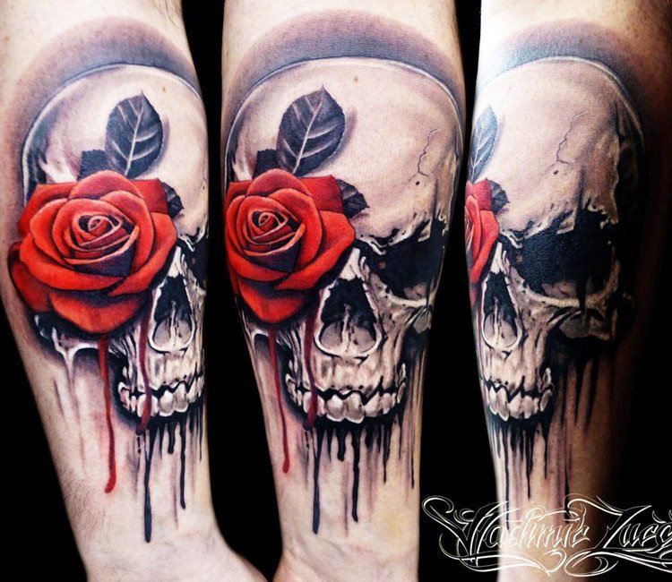 Skull Rose Tattoo Images  Free Download on Freepik