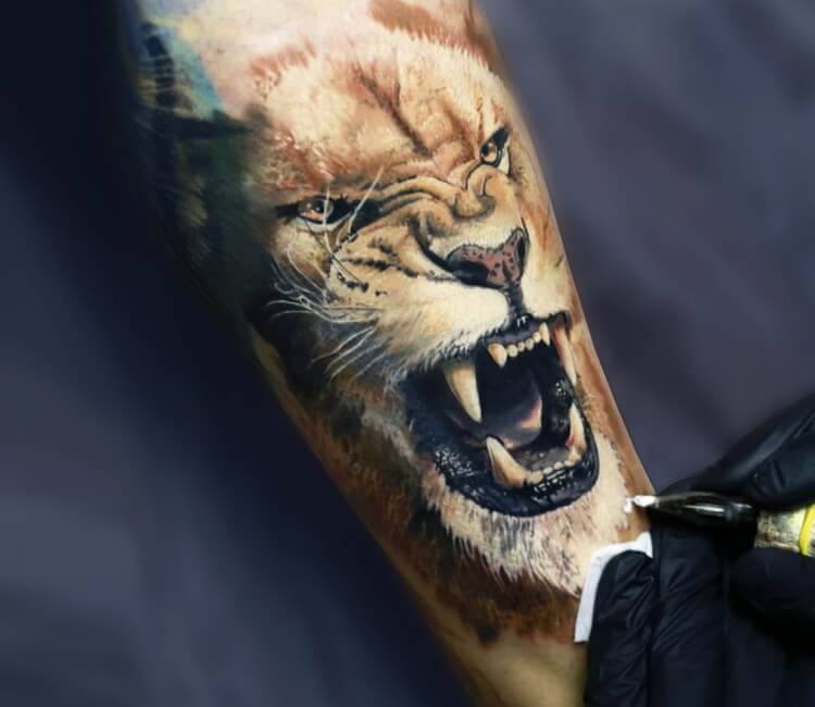 Cool 3d Black Wolf Skull Lion Temporary Tattoos Men Adults - Temu Israel
