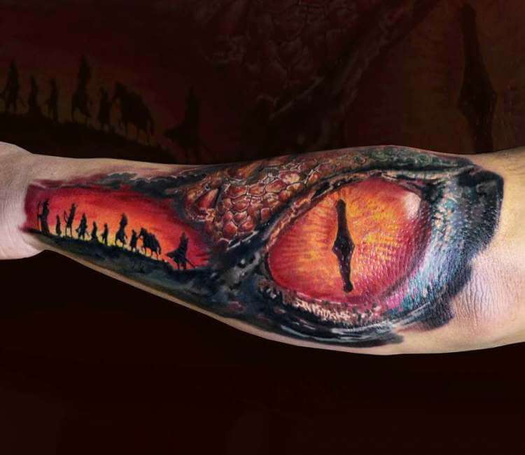 The Fellowship of the Ring tattoo by Tattoo Zhuzha