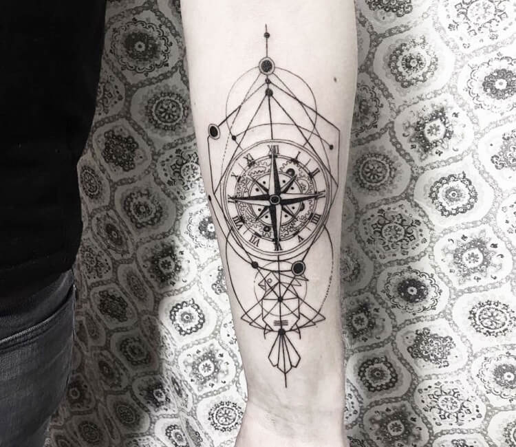 Recent Compass Tattoo works done at Aatman Tattoos Bangalore | Instagram