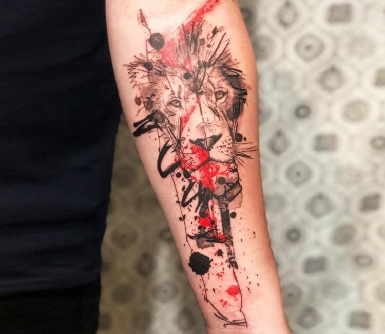 Temporary Tattoo Women Men Fake Skin Sticker Flower Lion Tiger Leg Arm  Festival | eBay