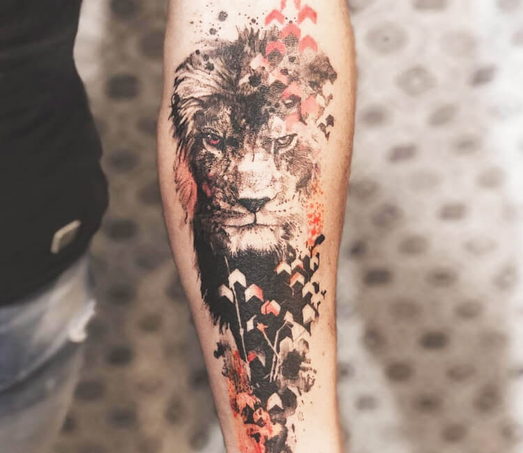 Buy Abstract Lion Tattoo Online In India  Etsy India