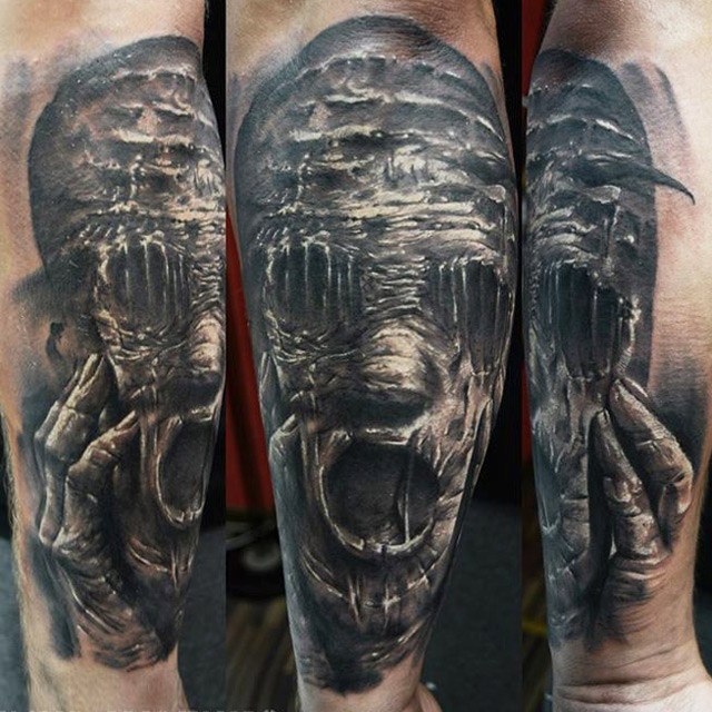 Horror tattoo by Timur Lysenko | Post 12705