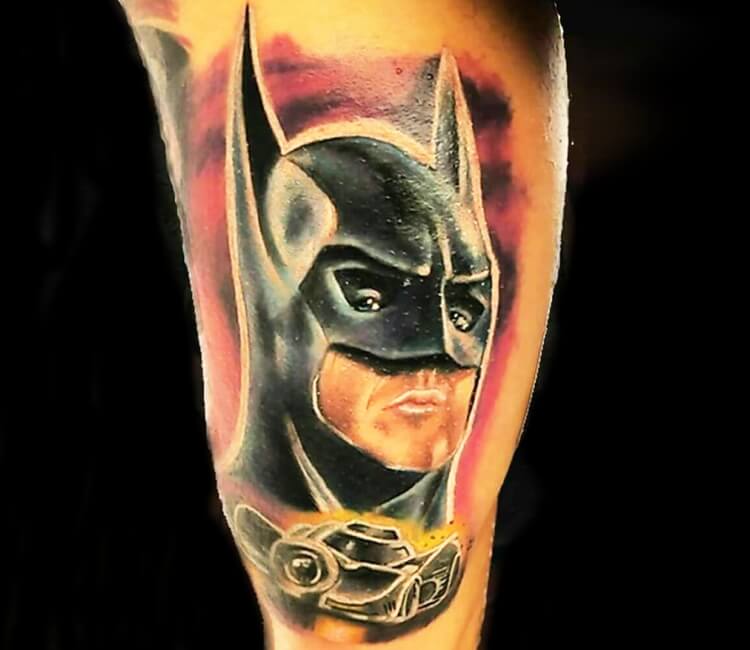 Batman Tattoo artist Drawing Sleeve tattoo batman comics angle leaf png   PNGWing