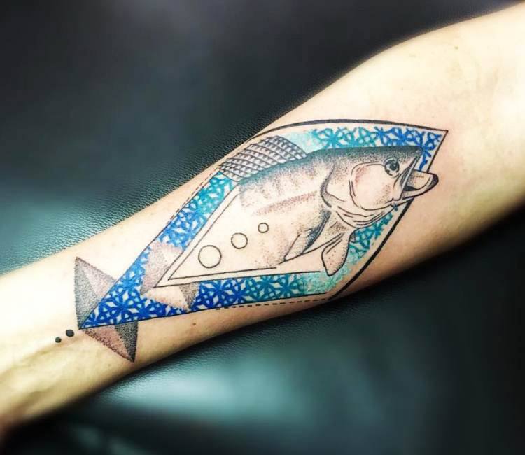 Vintage Fish Illustration Tattoo Design – Tattoos Wizard Designs