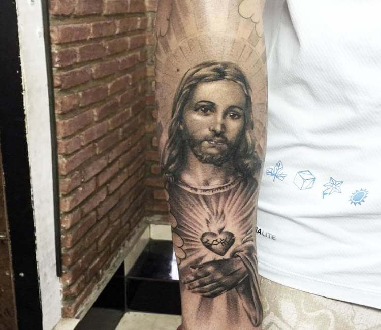Jesus chest tattoo done by @westonimhoff happy Saturday!! Thanks for  looking. | Instagram