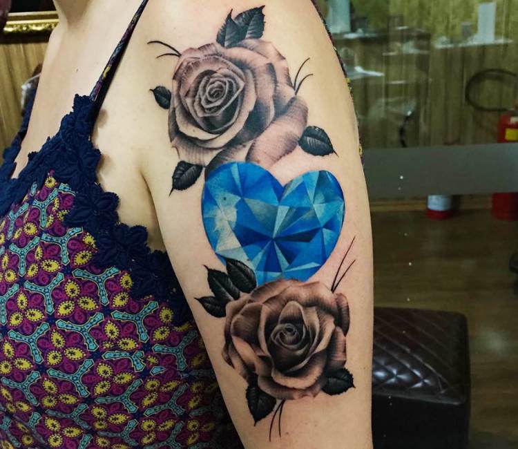 37 Inspirational Diamond Tattoo Designs and Images