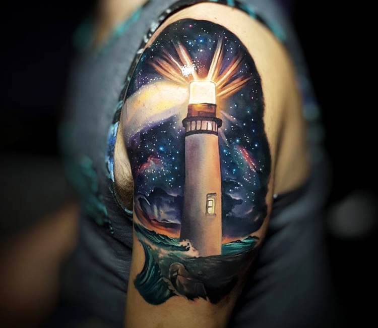 Lighthouse tattoo by Bekker Konstantin  Photo 22607