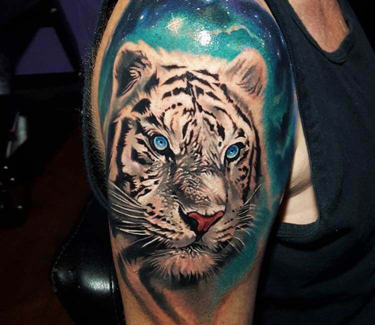 Snow Tiger Tattoo By Tyler Malek Post 18893