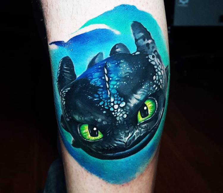 Mike Randazzo Tattoos  Got to do this toothless from How to train your  dragon yesterday Was a ton of fun and wouldnt mind more of these in the  future Tattoo done