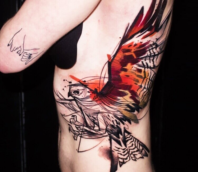 40 Abstract Bird Tattoos