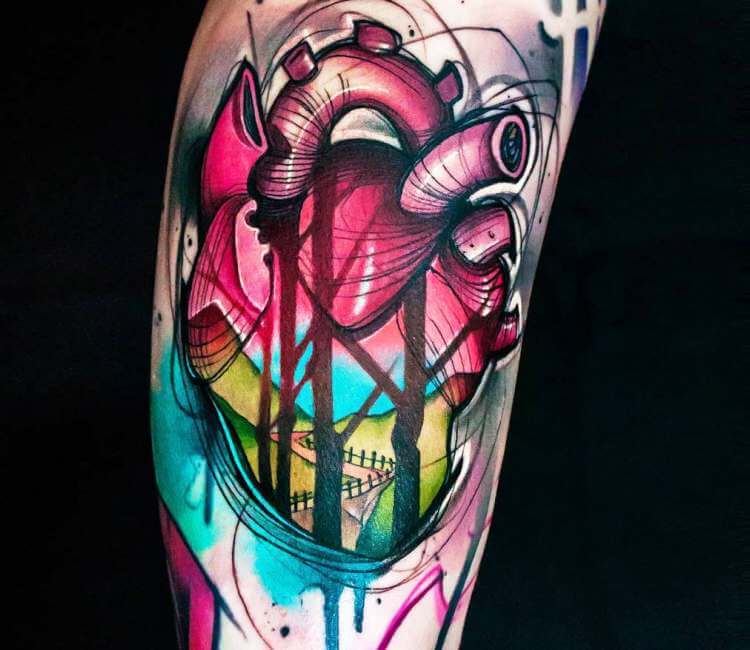 Biomechanical Tattoo | Sacred Heart Tattoo, Lincoln NE | Flickr