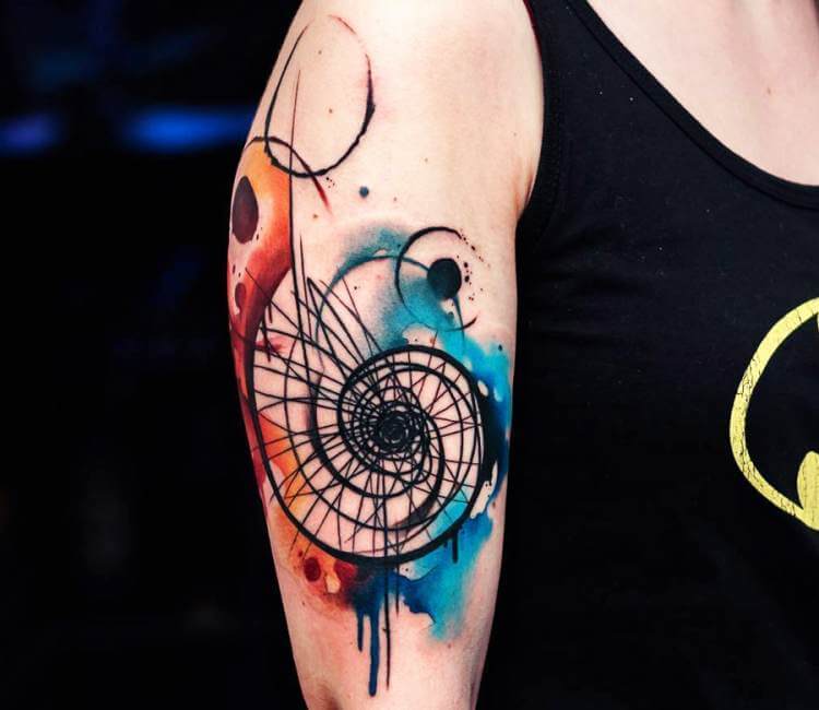Sketchy Spiral tattoo by Uncl Paul Knows | Post 19268