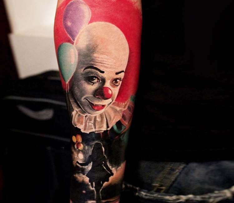 Pennywise clown tattoo by Vacsi Levente | Post 25150