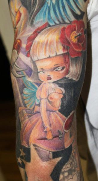 Cartoon tattoo by Valio Ska | Post 5597