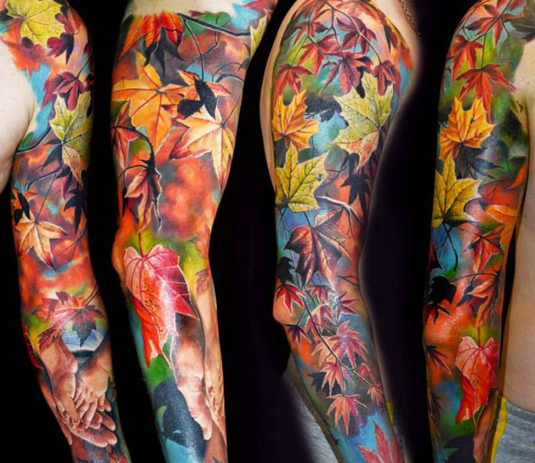 rainforest sleeve by Kelly Green TattooNOW