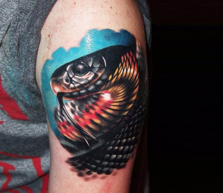 3D snake tattoo on the forearm | Tatuagem sombreada no braço, Tatoo,  Tatuagem escura