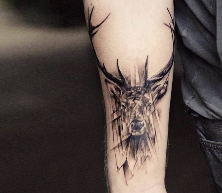 stag tattoo and bear wolf Ink by 15328 Post tattoo   Versus Deer