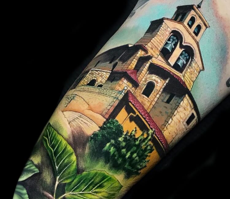 Church tattoo by Victor Zetall Photo 29451