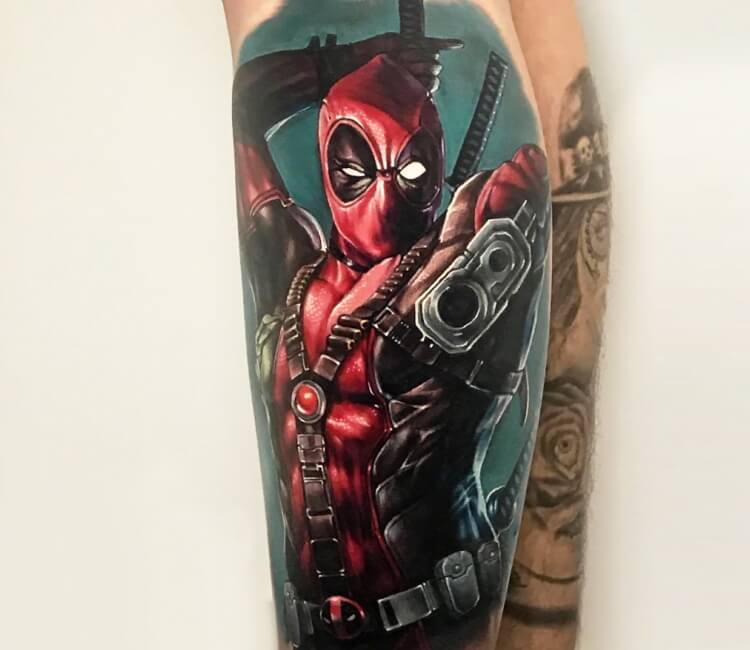 Deadpool tattoo by Victor Zetall | Post 28968