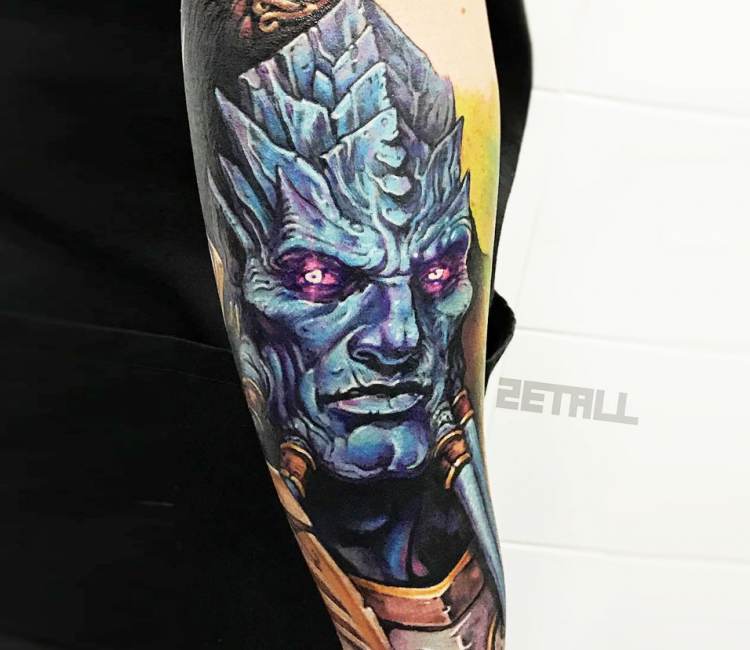 Vegeta tattoo by Victor Zetall