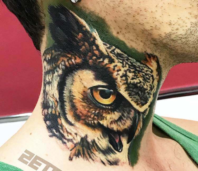 Owl tattoo by Tyler Malek | Post 18896