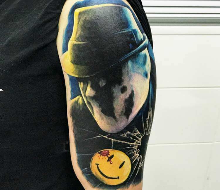 Rorschach Tattoo By Victor Zetall Post 23577   Artist  Victor Zetall  Rorschach Tattoo 18174090900 