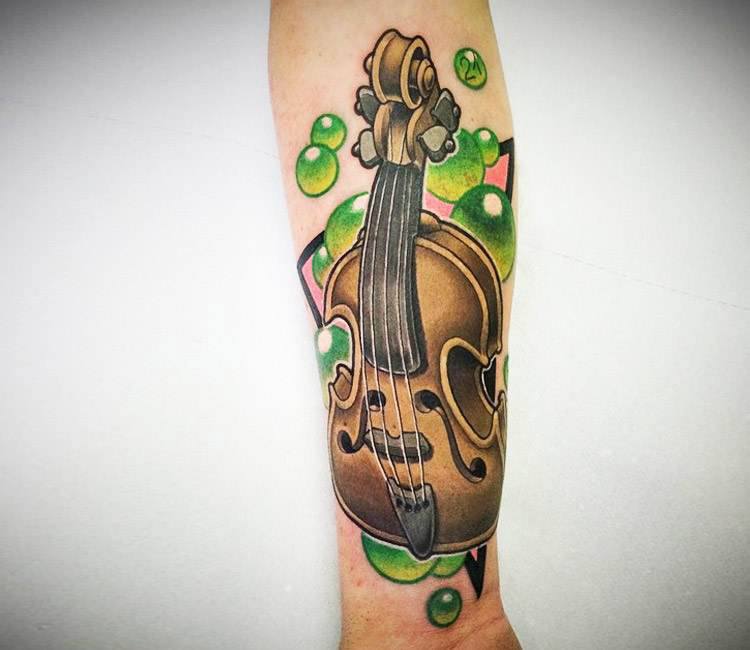 Violin-tattoo by BirkanGuler on DeviantArt