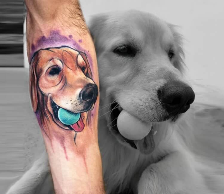 My golden retriever puppy tattoo  Golden Retriever Dog Forums