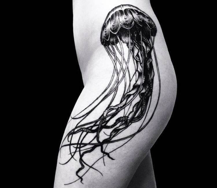 Jellyfish tattoo by Vlad Tokmenin  Post 16309
