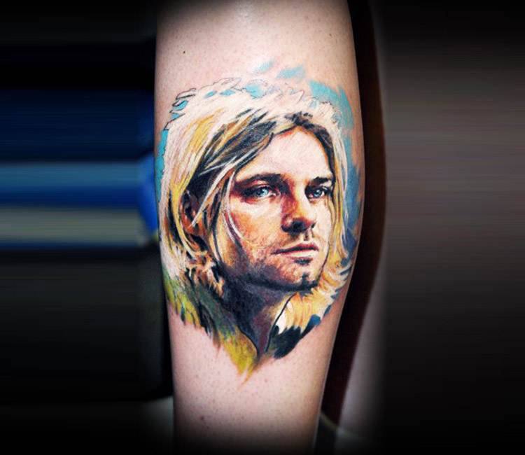 Kurt Cobain tattoo by Vlad Tokmenin  Post 16302